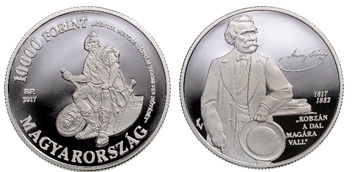 2017 Arany János születésének 200. évfordulója - ezüstérme 2017 Arany János születésének 200. évfordulója - ezüstérme